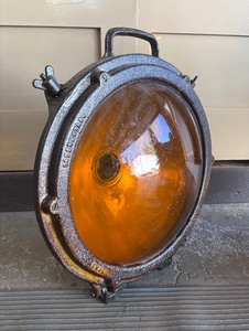 Great Looking Antique Industrial Railroad  Signal Light