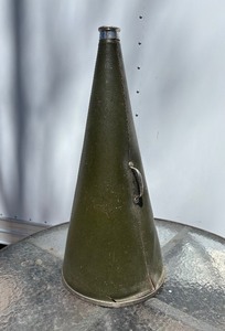 Large Vintage Green Megaphone