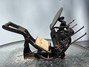 Very Cool Antique EXCELSION Cast Iron 3x5 Printing Press