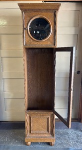 Antique Oak Grandfather Clock Case