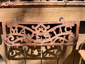 Antique Cast Iron MAJESTIC Farm Implement Step