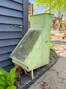 Old Vintage Farm Implement wGreat Lime Green Color