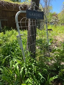Old Vintage Metal Garden Gate