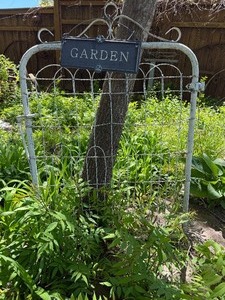 Old Vintage Metal Garden Gate