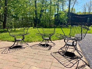 Set of 3 Mid Century HOMECREST Patio Chairs