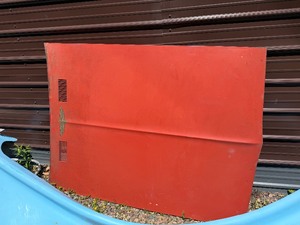Awesome Vintage Car Hood w Indianapolis Motor Speedway Logo