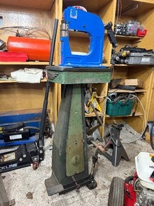 Heavy Duty VEVOR Shrinker Stretcher Metal Forming Tool on Vintage Speedmaster Auto Large Stand