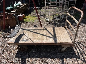 Good Heavy Duty Vintage Industrial Warehouse Cart