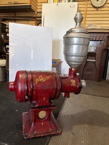 Awesome Heavy Duty Antique STEINER General Store Coffee Grinder