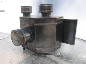 Very Cool Antique H.C. White Radioptican Postcard or Photo Projector