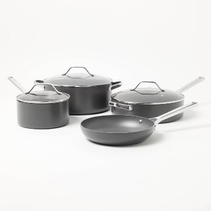 7pc Nonstick Hard Anodized Cookware Set
