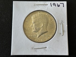 1967 Kennedy Half Dollar 40% Silver
