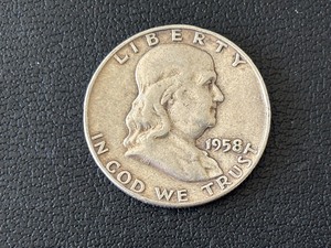 1958-D Franklin Half Dollar