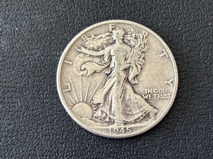 1945 Walking Liberty Half Dollar