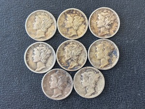 Mercury Silver Dimes