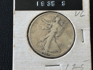 1935-S Walking Liberty Half Dollar