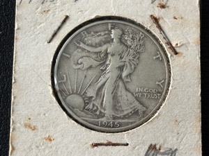 1945 Walking Liberty Half Dollar