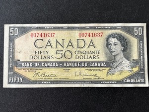 1954 Canada $50 Note Uncirculated