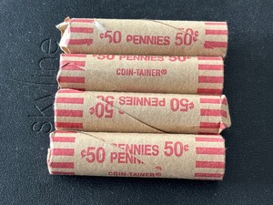 Lincoln Wheat Cent Rolls