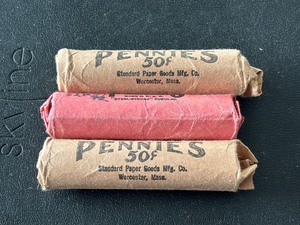 Lincoln Wheat Cent Rolls