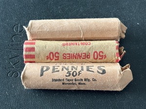 Lincoln Wheat Cent Rolls
