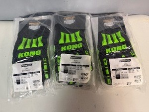 Ironclad Kong Waterproof Gloves Size L (3 Pairs)