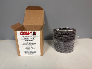CGW Abrasives Flap Disc eXtreme II Precision Shaped Grain 4-12x78 (10 Total)
