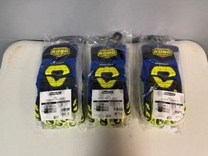 Ironclad Kong Corded Palm Waterproof Gloves XL (3 Pairs)