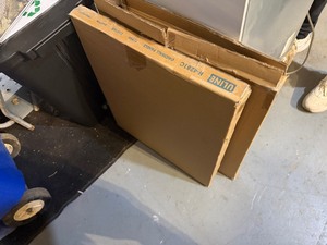 Three New in Box Uline Gridwall Panels with Two Cartons Uline Gridwall Panels T-Legs