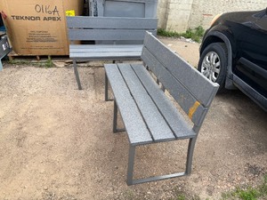 Pair of Plymold Benches 4 x 19 x 32