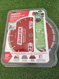New Diablo 12 Segmented Blade Diamond Masonry