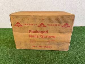 30 1# Boxes 3 10D Galv Casing Nails