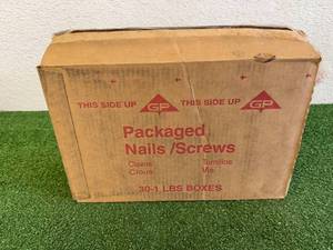 30 1# Boxes 2 12 8D Galv Casing Nails