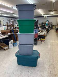 5 Totes with Lids
