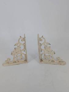 vintage cast iron book ends