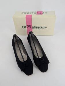 Ros Hommerson Black Microt Pumps Size 10.5 M