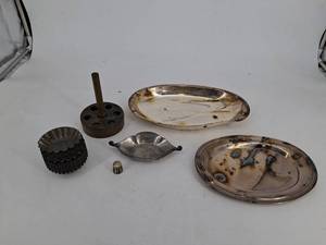 Vintage Silverplate Serving Pieces Mixed Lot