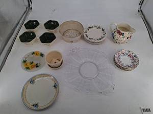 Vintage Estate China & Glass Mixed Lot
