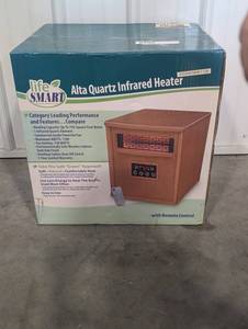 Life Smart Alta Quartz Infrared Heater With Remote