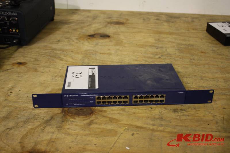Netgear ProSafe 24 Port Gigabit Switch.