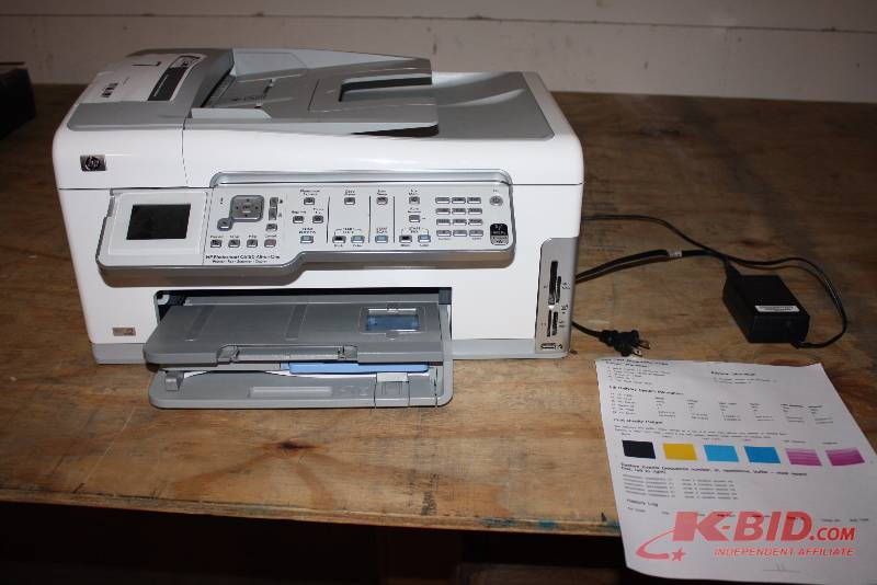 Photosmart C6180 Series All-In-One Printer Fax Scanner Copier Regulatory Model SD60B-0605-02.