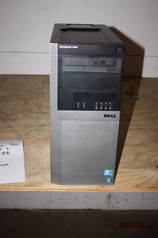 Dell Optiplex 960 wWindows 7 Installed HDD-250GB 4GB Memory 3.16GHz Processor.
