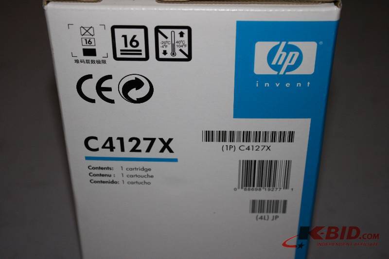 HP Laserjet Print Cartridge C4127X.