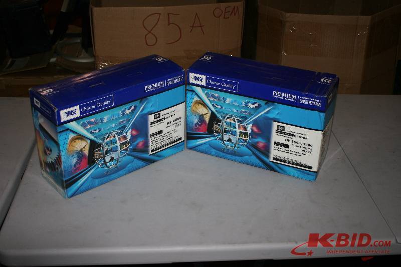 Lot of (2) Laser T Replacement Toner Cartridge HP4600 Cyan Color C9721A.