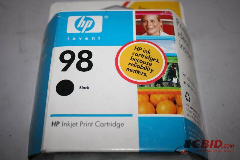 HP Inkjet Print Cartridge 98 Black.
