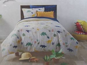 Twin Dinosaur Kids Comforter Set - Pillowfort Dinosaur Bedding, Twin Size, Kids Comforter, OEKO-TEX Certified