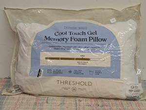 StandardQueen Medium Firm Cool Touch Memory Foam Bed Pillow - Threshold