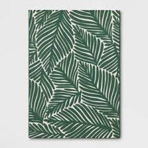5x7 Palms Outdoor Area Rug Green - Threshold