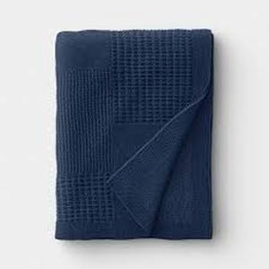 50x60 Dimensional Knit Throw Blue - Threshold