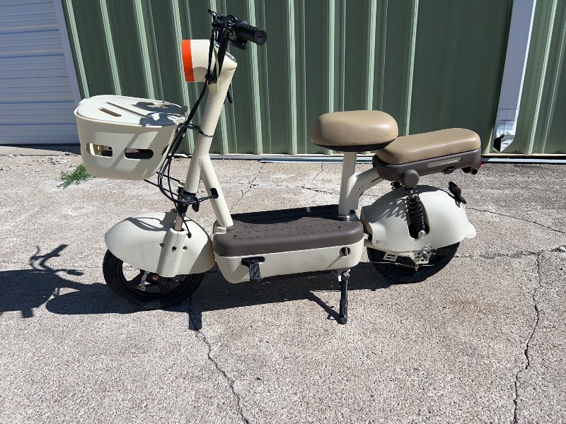 FUTURE Electric Bicycle (FT-E48), cream - Assembled   